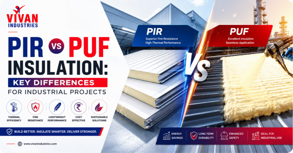 PIR vs PUF Insulation: Key Differences for Industrial Projects